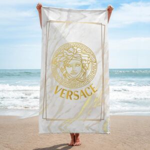 Versace Soft Cotton Bath Large Beach Towel Hot 2023 Item Fashion - Max09517