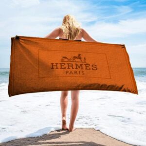 Hermes  Soft Cotton Bath Large Beach Towel Hot 2023 Item Fashion - Max09527