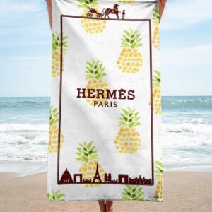 Hermes  Soft Cotton Bath Large Beach Towel Hot 2023 Item Fashion - Max09533