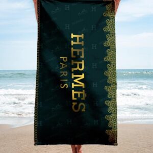 Hermes  Soft Cotton Bath Large Beach Towel Hot 2023 Item Fashion -Max09539
