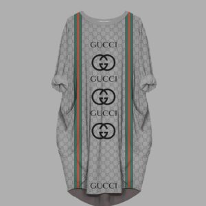 Gucci batwing pocket dress luxury brand clothing clothes outfit for women -Min00158