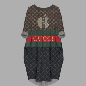 Gucci batwing pocket dress luxury brand clothing clothes outfit for women -Min00162