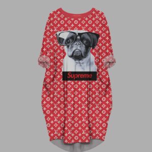 Gucci batwing pocket dress luxury brand clothing clothes outfit for women -Min00163