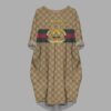 Gucci batwing pocket dress luxury brand clothing clothes outfit for women -Min00165