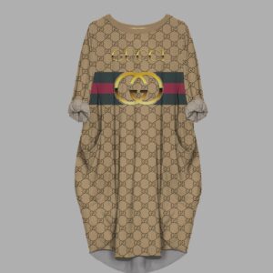Gucci batwing pocket dress luxury brand clothing clothes outfit for women -Min00165