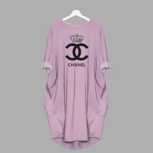 Chanel batwing pocket dress luxury brand clothing clothes outfit for women-Min00281