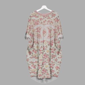 Chanel batwing pocket dress luxury brand clothing clothes outfit for women-Min00284