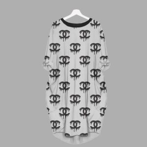 Chanel batwing pocket dress luxury brand clothing clothes outfit for women-Min00287
