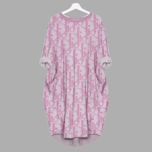 Dior batwing pocket dress luxury brand clothing clothes outfit for women - Min00295