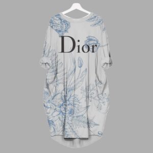Dior batwing pocket dress luxury brand clothing clothes outfit for women - Min00298