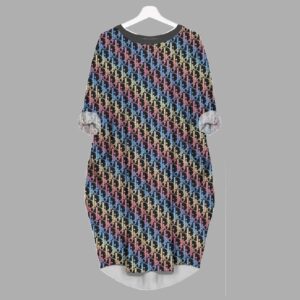 Dior batwing pocket dress luxury brand clothing clothes outfit for women -  Min00300