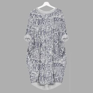 Dior batwing pocket dress luxury brand clothing clothes outfit for women - Min00302