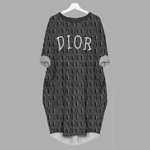Dior batwing pocket dress luxury brand clothing clothes outfit for women - Min00309