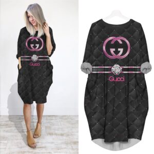 Gucci batwing pocket dress luxury brand clothing clothes outfit for women - Min00317
