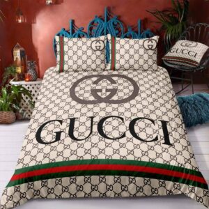 Gucci Premium Fashion Limited Luxury Brand Bedding Set Home Decor - Min00332