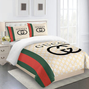 Gucci Premium Fashion Limited Luxury Brand Bedding Set Home Decor - Min00349