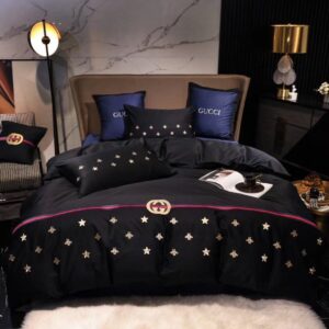 Gucci Premium Fashion Limited Luxury Brand Bedding Set Home Decor - Min00362