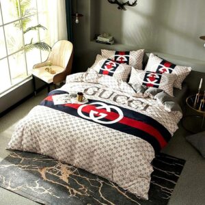 Gucci Premium Fashion Limited Luxury Brand Bedding Set Home Decor - Min00371