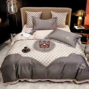 Gucci Premium Fashion Limited Luxury Brand Bedding Set Home Decor - Min00379