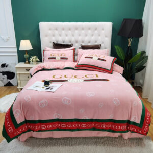 Gucci Premium Fashion Limited Luxury Brand Bedding Set Home Decor - Min00383
