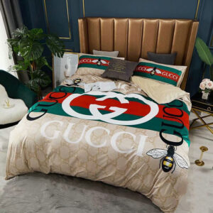 Gucci Premium Fashion Limited Luxury Brand Bedding Set Home Decor - Min00387