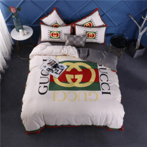 Gucci Premium Fashion Limited Luxury Brand Bedding Set Home Decor -  Min00389