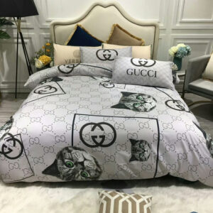 Gucci Premium Fashion Limited Luxury Brand Bedding Set Home Decor - Min00395