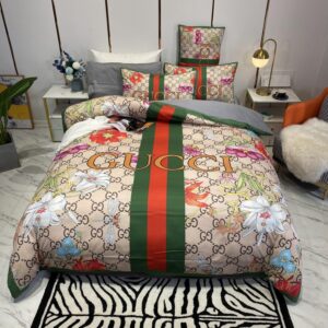 Gucci Premium Fashion Limited Luxury Brand Bedding Set Home Decor - Min00405