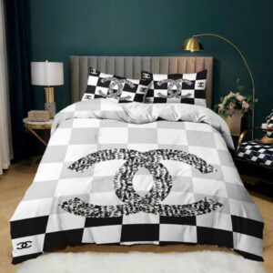 Chanel Premium Fashion Limited Luxury Brand Bedding Set Home Decor -Min00408