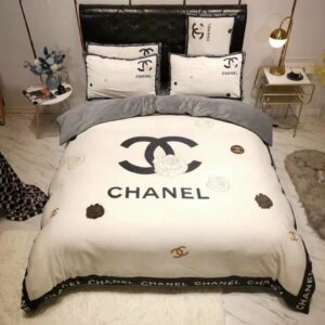 Chanel Premium Fashion Limited Luxury Brand Bedding Set Home Decor -Min00420