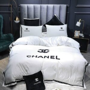 Chanel Premium Fashion Limited Luxury Brand Bedding Set Home Decor -Min00422