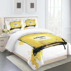Chanel Premium Fashion Limited Luxury Brand Bedding Set Home Decor -Min00424