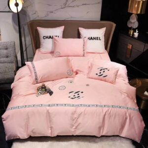 Chanel Premium Fashion Limited Luxury Brand Bedding Set Home Decor -Min00432
