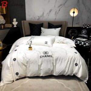 Chanel Premium Fashion Limited Luxury Brand Bedding Set Home Decor -Min00444