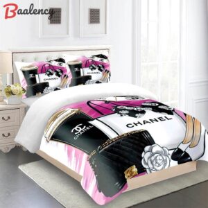 Chanel Premium Fashion Limited Luxury Brand Bedding Set Home Decor -Min00445