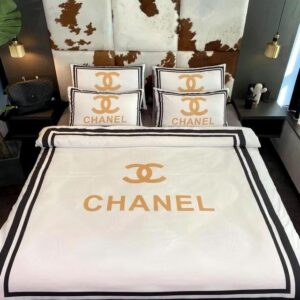 Chanel Premium Fashion Limited Luxury Brand Bedding Set Home Decor -Min00446