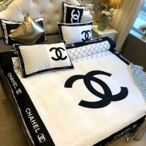 Chanel Premium Fashion Limited Luxury Brand Bedding Set Home Decor -Min00448