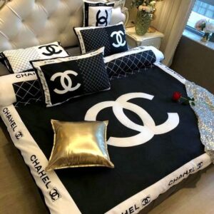 Chanel Premium Fashion Limited Luxury Brand Bedding Set Home Decor -Min00451