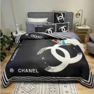 Chanel Premium Fashion Limited Luxury Brand Bedding Set Home Decor -Min00456