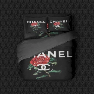Chanel Premium Fashion Limited Luxury Brand Bedding Set Home Decor Min00459