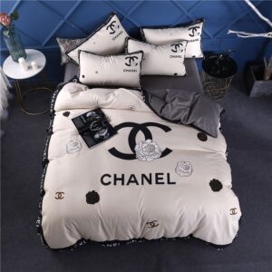 Chanel Premium Fashion Limited Luxury Brand Bedding Set Home Decor -Min00472