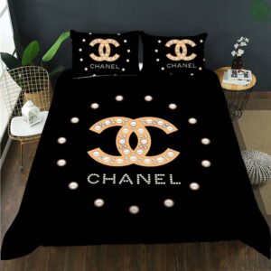 Chanel Premium Fashion Limited Luxury Brand Bedding Set Home Decor -Min00475