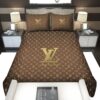 Louis Vuitton Premium Fashion Limited Luxury Brand Bedding Set Home Decor - Min00491