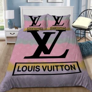 Louis Vuitton Premium Fashion Limited Luxury Brand Bedding Set Home Decor - Min00493