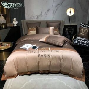 Louis Vuitton Premium Fashion Limited Luxury Brand Bedding Set Home Decor - Min00499