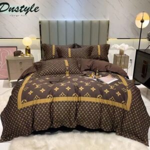Louis Vuitton Premium Fashion Limited Luxury Brand Bedding Set Home Decor - Min00502