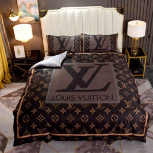 Louis Vuitton Premium Fashion Limited Luxury Brand Bedding Set Home Decor -Min00518