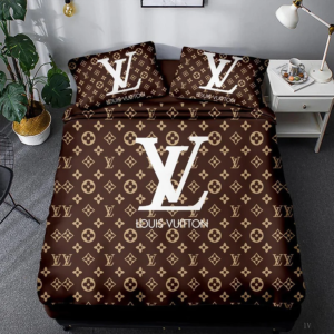 Louis Vuitton Premium Fashion Limited Luxury Brand Bedding Set Home Decor -Min00532