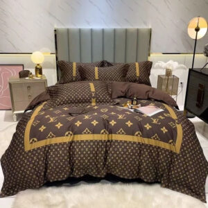 Louis Vuitton Premium Fashion Limited Luxury Brand Bedding Set Home Decor -Min00545