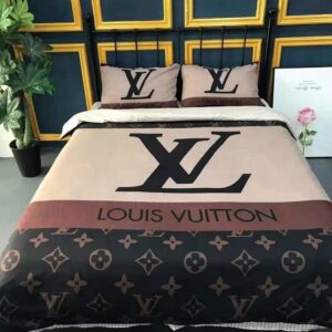 Louis Vuitton Premium Fashion Limited Luxury Brand Bedding Set Home Decor -Min00546